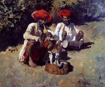 ヘビ使い ボンベイ ペルシア人 エジプト人 インディアン エドウィン・ロード・ウィークス Oil Paintings